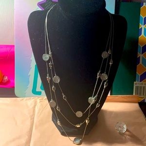 3 chain accent necklace